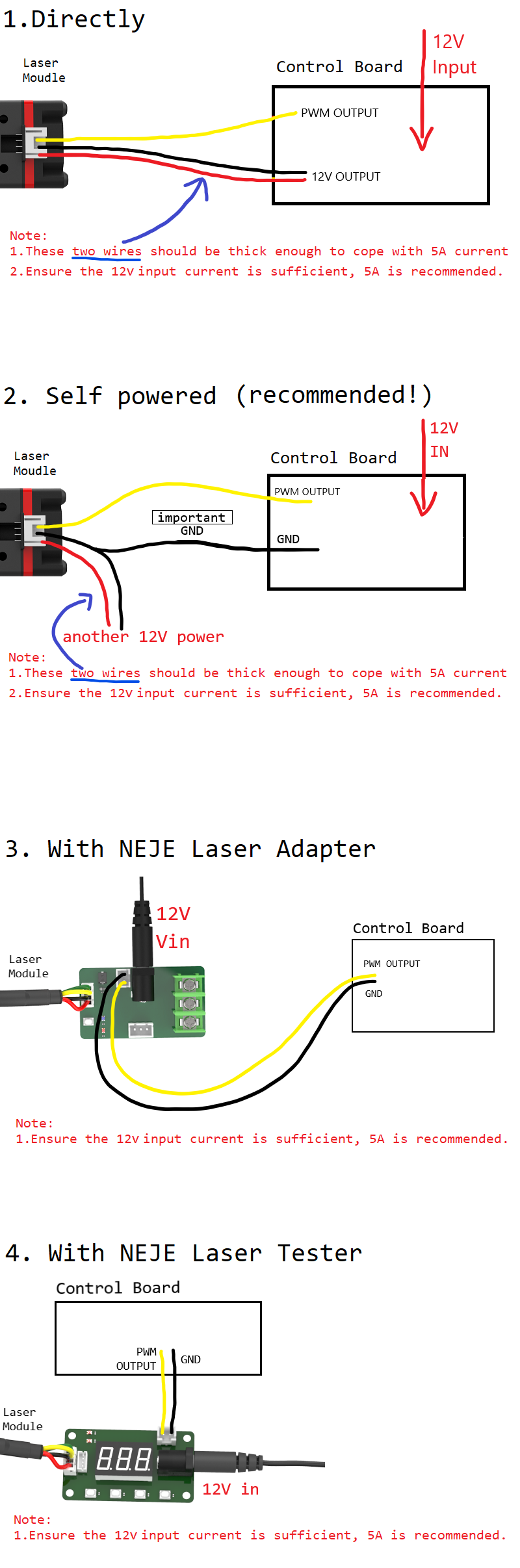 How to Test Laser at GRBL – NEJE